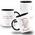 Caneca Casamento Personalizada Inicial Madrinhas Convite Alfabeto Floral - Imagem 5