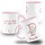 Caneca Casamento Personalizada Inicial Madrinhas Convite Alfabeto Floral - Imagem 1