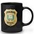 Caneca Polícia Civil do Estado do Amapá 100% Preta - Imagem 3