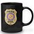Caneca Polícia Civil do Estado do Pará 100% Preta - Imagem 3