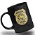 Caneca Polícia Civil do Estado do Rio Grande do Norte 100% Preta - Imagem 2