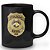 Caneca Polícia Civil do Estado de Roraima 100% Preta - Imagem 3