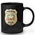 Caneca Polícia Civil do Estado de Santa Catarina 100% Preta - Imagem 3