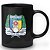 Caneca Polícia Militar do Estado de Tocantins 100% Preta - Imagem 3