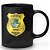 Caneca Polícia Penal do Estado de Goiás 100% Preta - Imagem 3