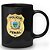 Caneca Polícia Penal do Estado de Paraíba 100% Preta - Imagem 3