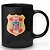 Caneca Polícia Penal do Estado da Bahia 100% Preta - Imagem 3