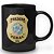 Caneca Polícia Penal do Estado do Espírito Santo 100% Preta - Imagem 3