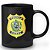 Caneca Polícia Penal do Estado do Pernambuco 100% Preta - Imagem 3