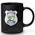 Caneca Polícia Penal do Estado de Roraima 100% Preta - Imagem 3