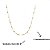 Colar Choker Bolinha Delicado Banhado a Ouro Veneziana - Imagem 2
