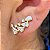 Brinco Ear Cuff Dourado Feminino A Ouro Delicado Moderno - Imagem 2