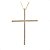 Colar Crucifixo Cravejado Zirconia Branca Banhado A Ouro - Imagem 6