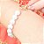Pulseira Pérola Shell Banhada a Ouro 18k Feminina Luxo - Imagem 3