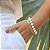 Pulseira Pérola Shell Banhada a Ouro 18k Feminina Luxo - Imagem 4