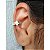 Piercing Fake Abelha Cravejado Zirconia Banhado Ouro Unid - Imagem 2