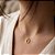 Gargantilha Fio De Nylon Com Letra Lisa Banhado a Ouro 18k - Imagem 3