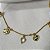 Colar Choker Coração Delicada Moderna Banhado Ouro - Imagem 6