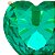 Brinco de Coração Cravejado Cristal Turmalina Banhado a Ouro - Imagem 7
