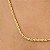 Colar Cordão Baiano Médio Delicado A Ouro 45cm 7 Camandas - Imagem 4