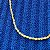 Colar Cordão Baiano Delicada Longo a Ouro 60cm 7 Camadas - Imagem 3