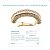 Piercing Fake Conch Zirconia Moderno Banhado Ouro Unid - Imagem 8