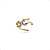 Piercing Fake Orelha Conch Colorido X Banhado Ouro 18K Unid - Imagem 8