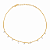 Colar Choker Cristal Zirconia Delicada Feminino Banho Ouro - Imagem 1