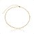 Colar Delicado Choker Feminino Modinha Banhado a Ouro - Imagem 1