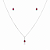 Conjunto Colar e Brinco Gota Verde Esmeralda Prata Fina 925 - Imagem 2