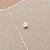 Conjunto Colar e Brinco Gota Branco Cristal Prata Fina 925 - Imagem 7