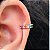Piercing Fake Cartilagem Zirconias Colorido Banhado a Ouro Unidade - Imagem 4