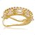 Piercing Fake Cartilagem Zirconias Branca Banhado Ouro Unid - Imagem 1