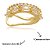 Piercing Fake Cartilagem Zirconias Branca Banhado Ouro Unid - Imagem 2