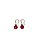 Brinco Anzol Gancho Pedra Jade Pink Banhado A Ouro - Imagem 3