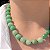 Colar Bolas Jade Verde Natural Banhado a Ouro Luxo - Imagem 4