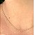 Corrente Delicada Ello Oval P Banhado Em Ouro - 45cm - Imagem 4