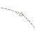 Corrente Delicada Elo Oval P Banhado Em Rodio Branco - 45cm - Imagem 2
