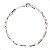 Pulseira Cartier Longa Diamantada G Banhado Em Ródio Branco - 18cm - Imagem 1