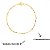 Pulseira Veneziana 8x4 Banhado Em Ouro- 18cm - Imagem 2