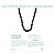 Colar Bolas Pedra Natural Jade Onix Preto Banhado a Ouro - Imagem 7