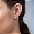 Brinco Semijoia Ear Cuff, Cravejado Com Zircônias E Navetes, Banhado Em Ouro 18k - Imagem 3