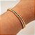 Bracelete Feminino Esferas Banhado A Ouro - Imagem 4