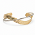 Bracelete Dual Moderno Banhado A Ouro - Imagem 1