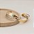 Bracelete Dual Moderno Banhado A Ouro - Imagem 2