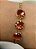 Pulseira Com Pedras Redondas Banhada Em Ouro 18k - Imagem 1