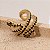 Brinco Piercing Fake Cobra Cravejado Banhado a Ouro 18k - Imagem 6