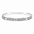 Bracelete Feminino Cravejado Detalhes Em X Banhado a Ouro - Imagem 2