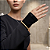 Bracelete Feminino Cravejado Detalhes Em X Banhado a Ouro - Imagem 7