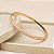 Bracelete Feminino Cravejado Detalhes Em X Banhado a Ouro - Imagem 4